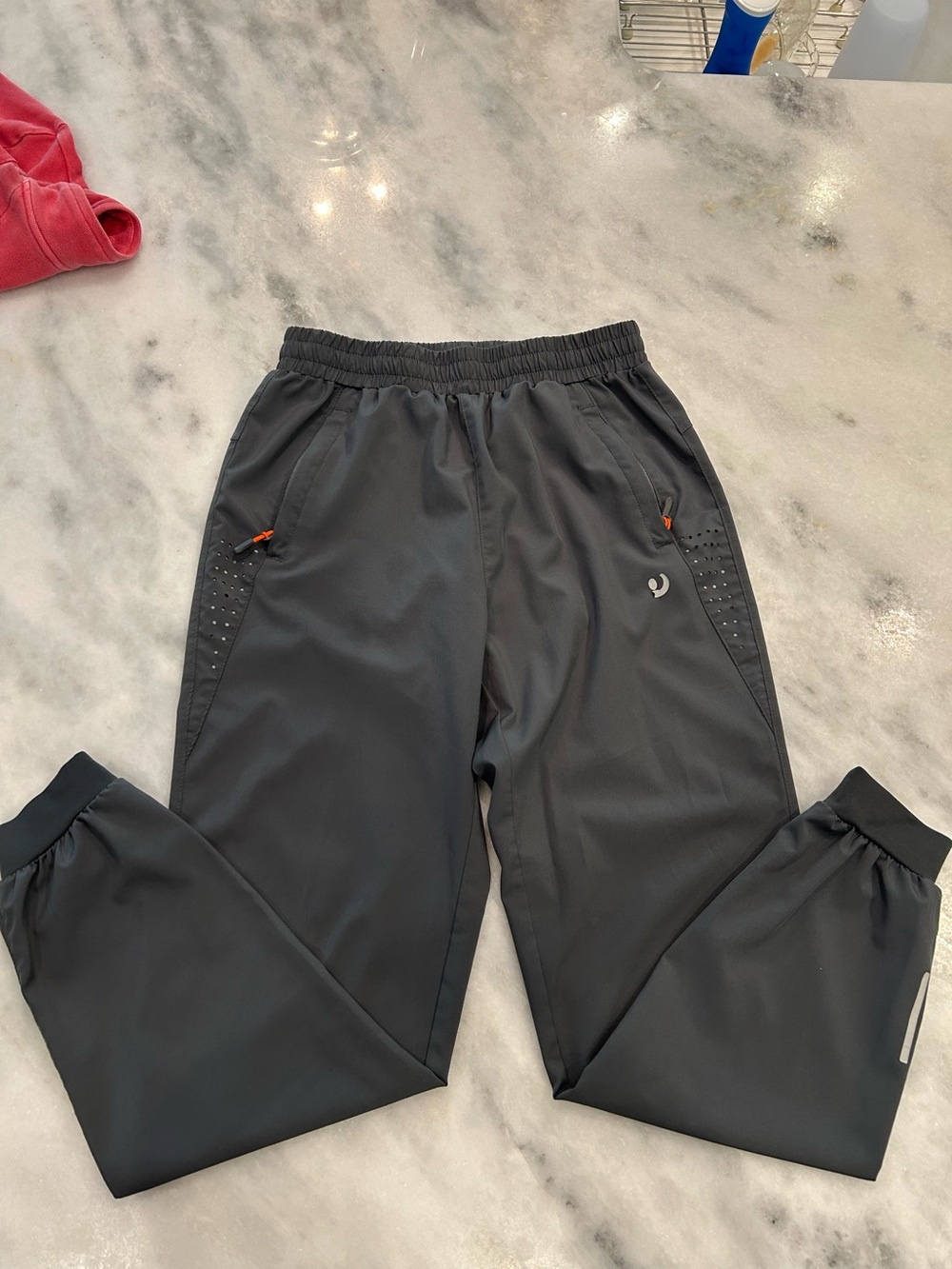 Boys Grey Active Jogger Pants